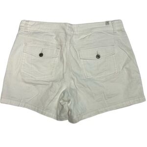 Spyglass White Denim Ladies Shorts | Back Flap Pockets Size 12 EUC